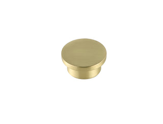 Trovon 1.6" Diameter Brushed Gold Oversize Round Knob Multipack (Set of 10)