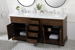 72 inch double bathroom vanity in teak