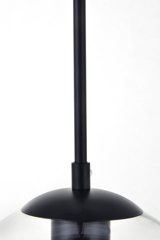 Baxter 1 Light Black plug-in pendant With Clear Glass