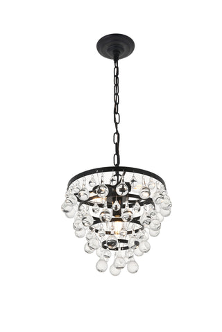 Kora 3 light Black Pendant