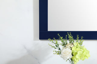 Aqua vanity mirror 60x36 inch in blue