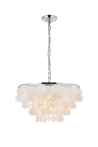 Selene 4 light Chrome Pendant