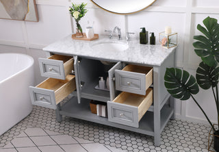 48 inch Single bathroom vanity in natural wood