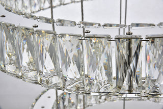 Monroe Integrated LED chip light Chrome Chandelier Clear Royal Cut Crystal