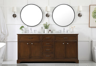 72 inch double bathroom vanity in teak