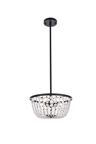 Gianna 13 inch pendant in black