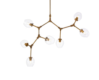 Cavoli 7 lights brass chandelier