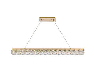 Valetta 48 inch LED linear pendant in gold