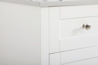 60 inch Double Bathroom Vanity in White