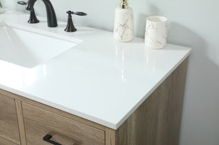 48 inch Single bathroom vanity in natural oak