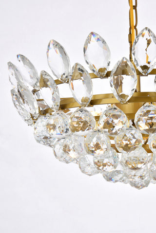 Emilia 18 inch pendant in brass