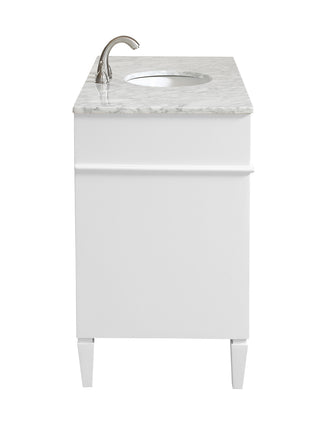 48 In. Single Bathroom Vanity Set In White