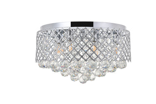 Tully 6 light Chrome Flush Mount