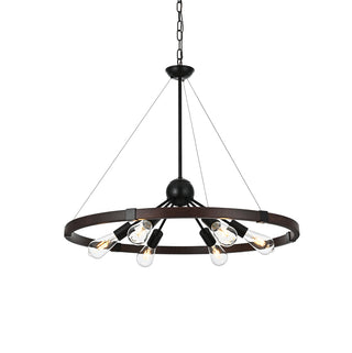 Thora 32 inch Pendant Light in Weathered Black