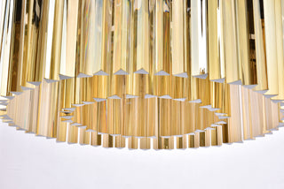 Sydney 8 light Matte Black Chandelier Golden Teak (Smoky) Royal Cut Crystal