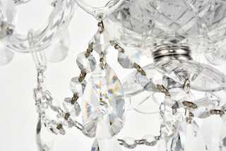 Elle Collection Pendant D17in H18in Lt:4 Chrome Finish 