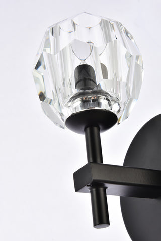 Eren 1 light Black wall sconce