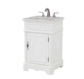 21 In. Single Bathroom Vanity Set In Antique White