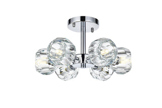 Eren 14 inch Flush Mount in Chrome