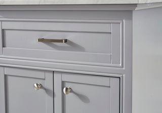 24 In. Single Bathroom Vanity Set In Light Grey