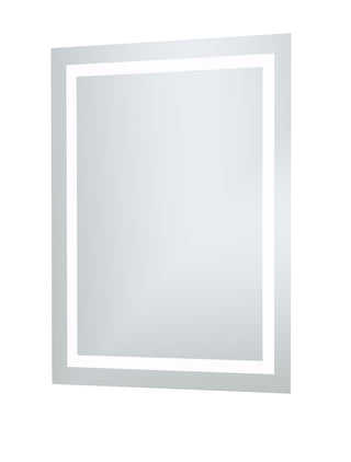 4 Sides LED Hardwired Mirror Rectangle W32H40 Dimmable 5000K