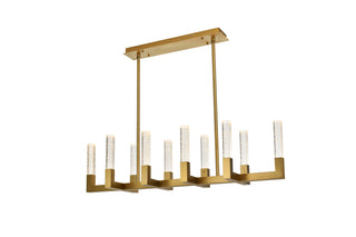 Noemi 48 inch Adjustable LED Pendant in Satin Gold