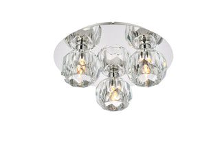 Graham 3 Light Ceiling Lamp in Chrome