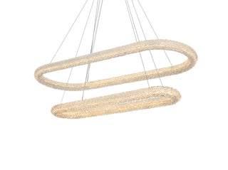 Bowen 51 inch Adjustable LED Chandelier in Satin Gold