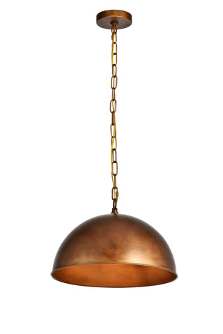 Merce Collection Pendant D15 H10 Lt:1 Manual Brass Finish