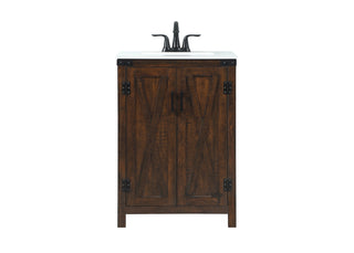24 inch Single bathroom vanity in expresso