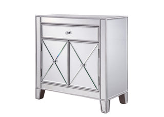 1 Drawer 2 Doors Cabinet 28 in. x 13-1/4 in. x 28-1/4 in. in silver paint