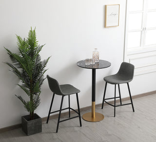 23 inch pub table in black