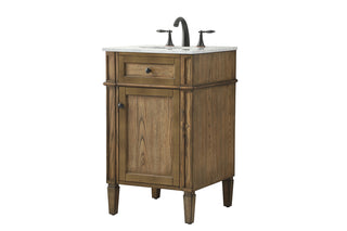 21 inch Single bathroom vanity in driftwood