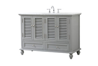 48 inch Single bathroom vanity in grey