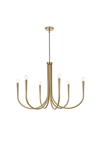 Layne 36 inch chandelier in Gold