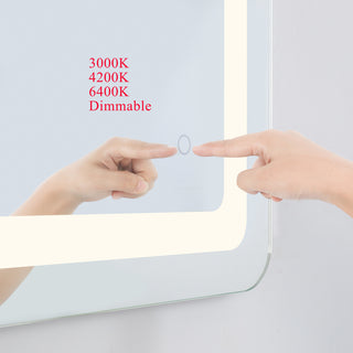 Genesis 36in x 36in soft edge LED mirror