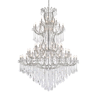 Maria Theresa 84 light Chrome Chandelier Clear Royal Cut Crystal