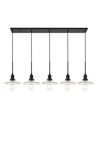 Waltz 5 light black Pendant