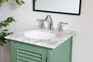 19 inch Single Bathroom Vanity in Vintage Mint