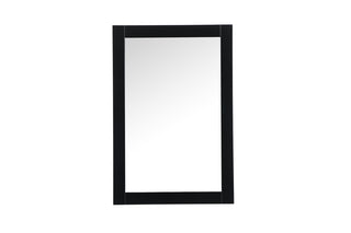 Aqua vanity mirror 24x36 inch in black