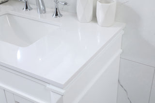 36 inch Single bathroom vanity in white