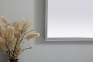 Metal Frame Arch Mirror 24x30 Inch in Silver