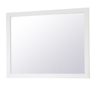 Aqua rectangle vanity mirror 48 inch in White