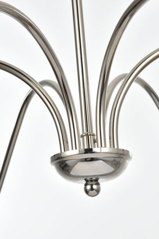 Rohan 54 inch chandelier in Polished Nickel