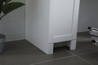 54 Inch ADA Compliant Bathroom Vanity In White