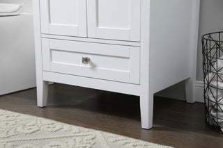 24 Inch SIngle Bathroom Vanity In White