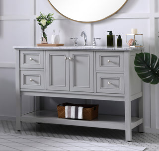 48 inch Single bathroom vanity in natural wood