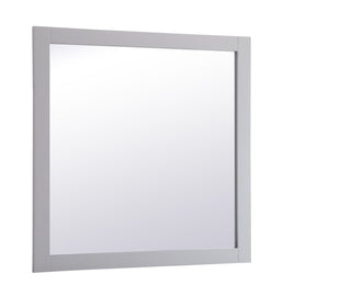 Aqua square vanity mirror 36 inch in Grey