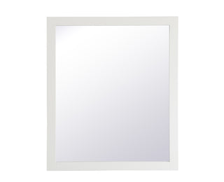 Aqua rectangle vanity mirror 42 inch in White