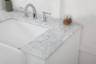 72 inch double bathroom vanity in white